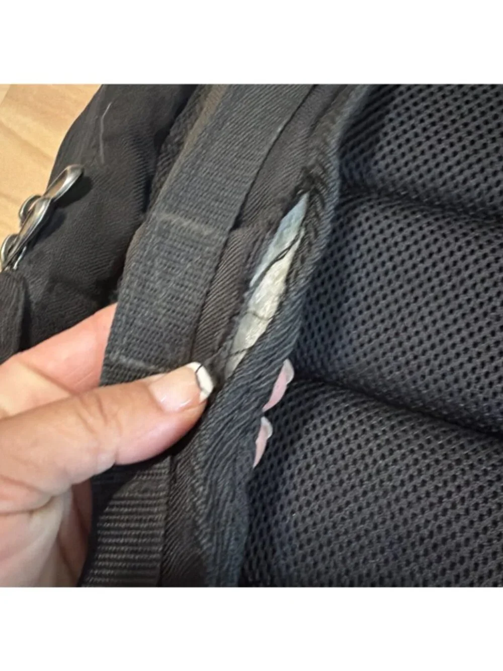 No Fear Commuter Motorcycle Black Backpack  Shield